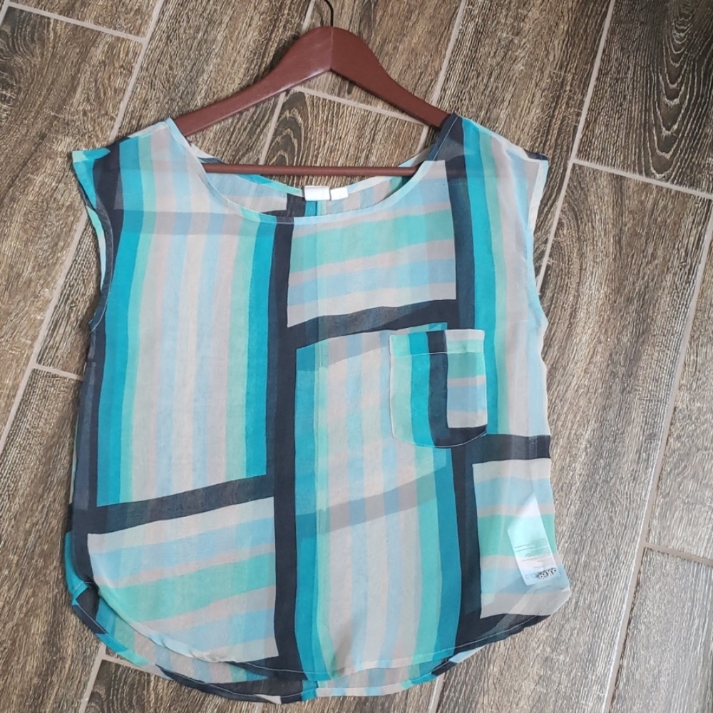 Roxy Sheer Sleeveless Top
